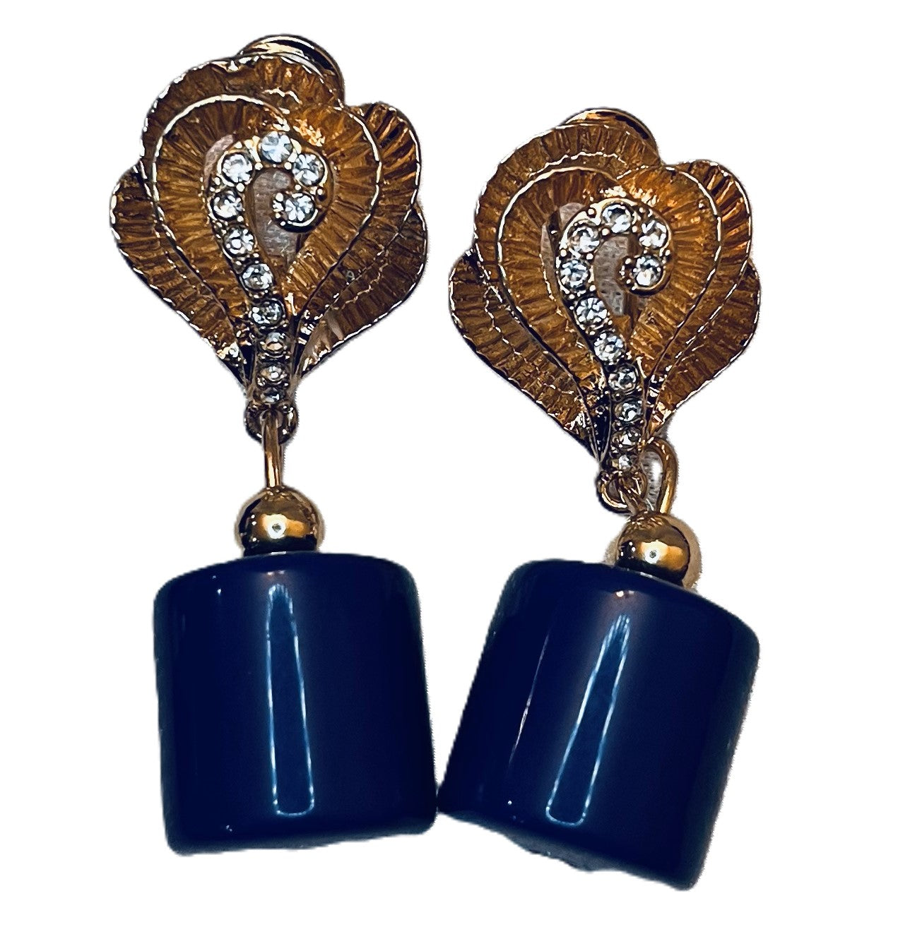 Authentic African Beaded Jewelry - Navy Blue