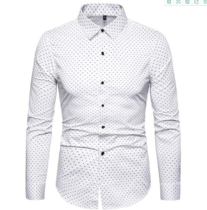 Mens Long Sleeve Slim Fit Shirt