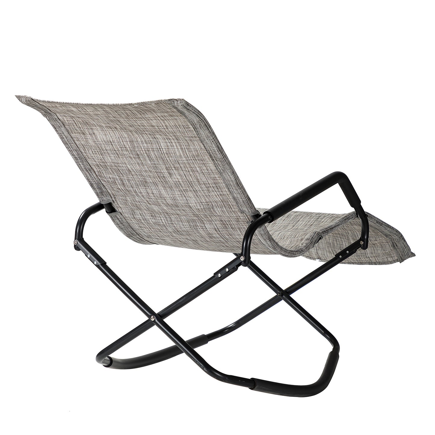 Melas Outdoor Patio 59.7&quot; Long Folding Reclining Single Chaise