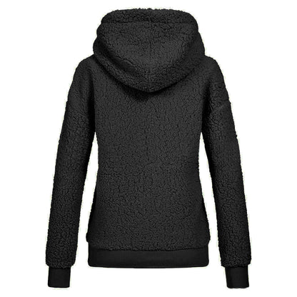 Europe and America autumn and winter explosions drawstring hooded hooded pocket sweater casual sweater women