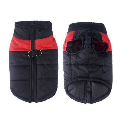 Windproof Dog Winter Coat Waterproof Dog Jacket Warm Dog Vest Cold Weather Pet Apparel  for Small Medium Large Dogs