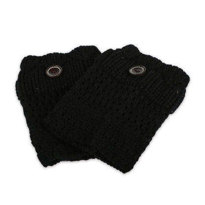 Women Winter Crochet Knit Leg Warmers