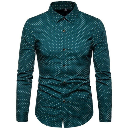 Mens Long Sleeve Slim Fit Shirt